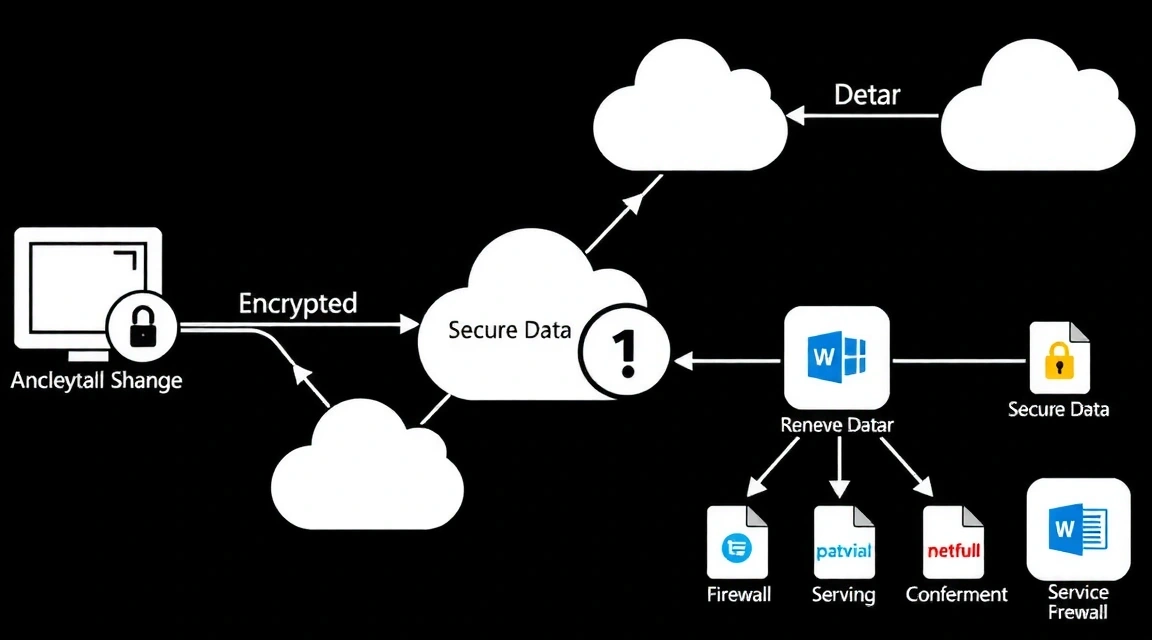 Diagramă cu fluxul de date și partajarea securizată cu terți