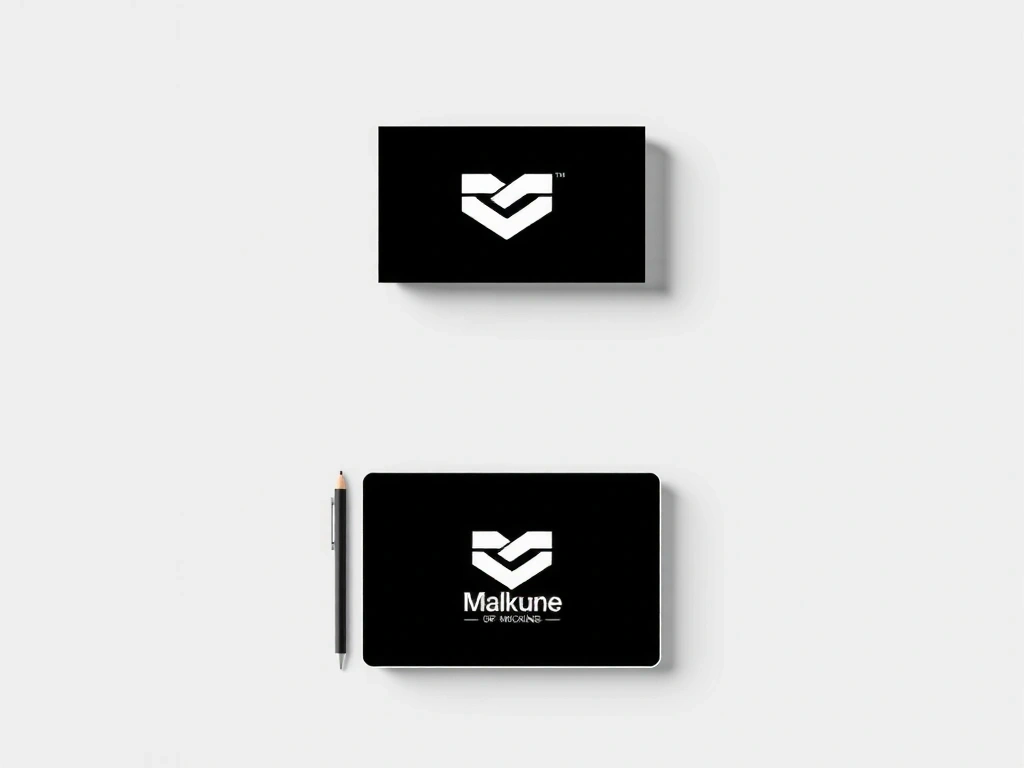 Viziune artistică a unui logo și elemente de identitate vizuală pe diverse suporturi